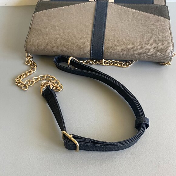 Call It Spring Sage Green Black Structured Shoulder Bag​ - Picture 8 of 14